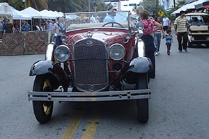 Red Convertable Car